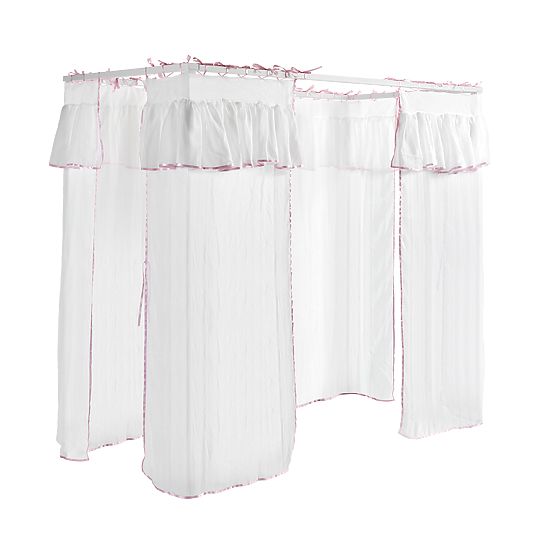 Dětská postel Amori s nebesy 200x90 cm