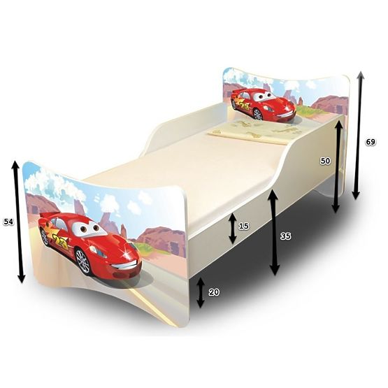 Dětská postel Auto