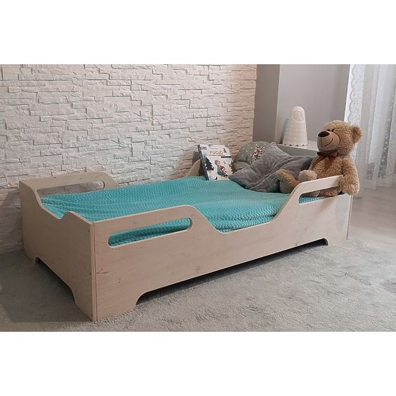 Dětská postel Crocodile se zábranou - 140 x 70 cm