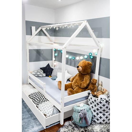 Dětská postel domeček Paul - bílá