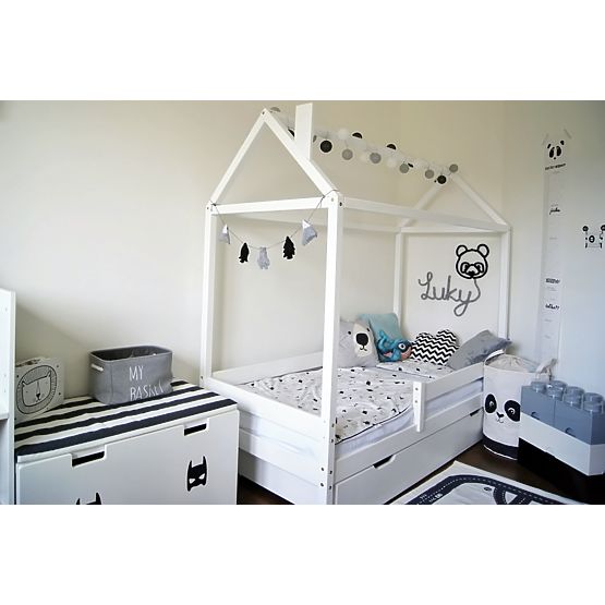 Dětská postel domeček Paul - bílá
