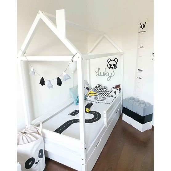 Dětská postel domeček Paul - bílá