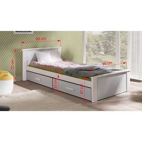 Dětská postel Donald  - iguana