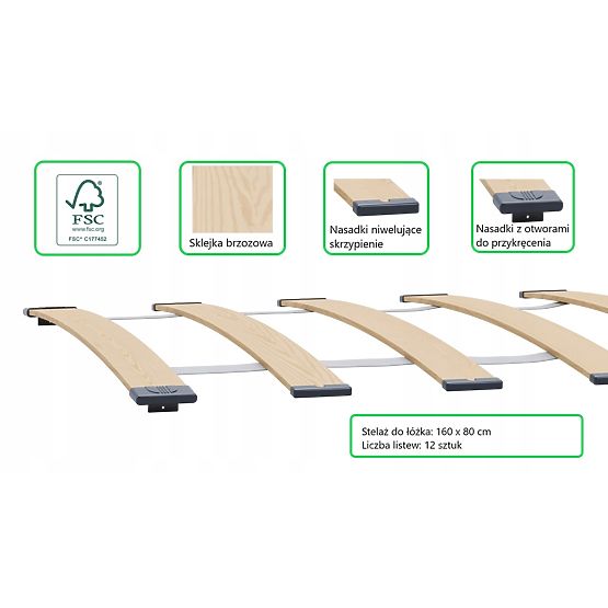 Dětská postel FORMULA červená 160x80 cm