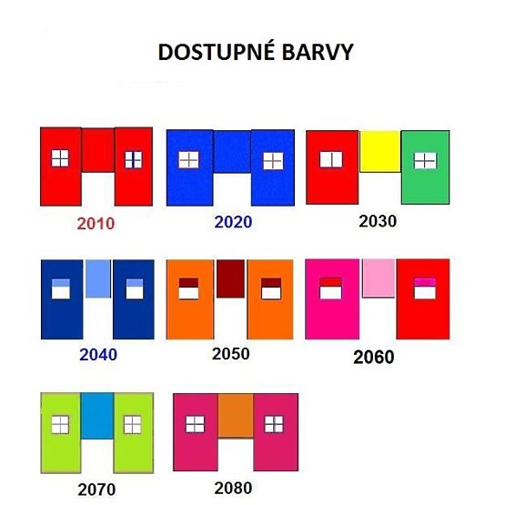 Dětská postel Gabi se skluzavkou