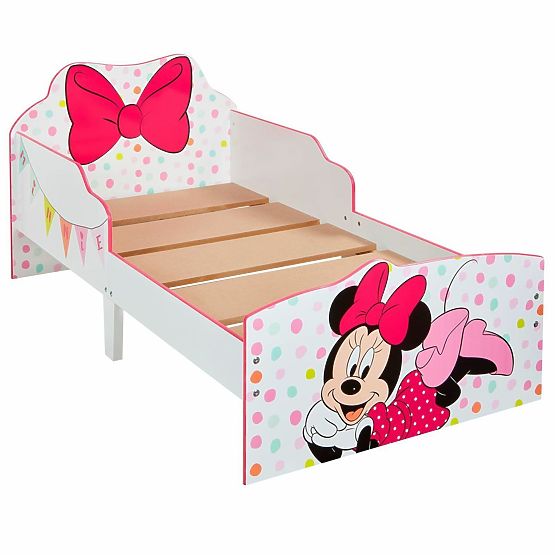 Dětská postel Minnie Mouse s úložným prostorem
