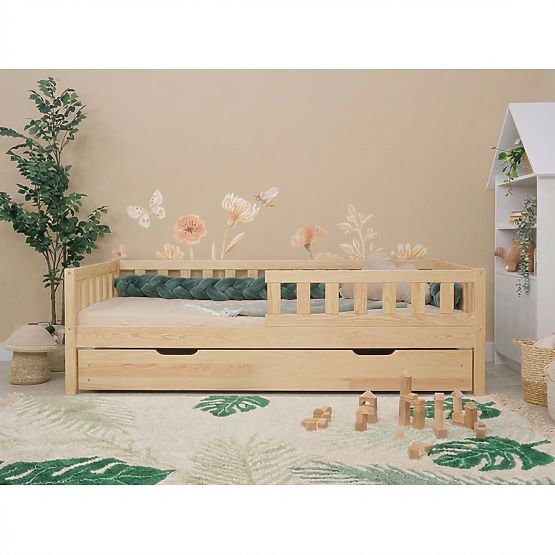 Dětská postel Montessori Ourbaby Meadow plus - přírodní