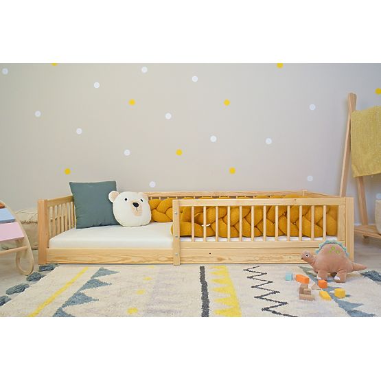 Dětská postel Montessori Woodie - přírodní