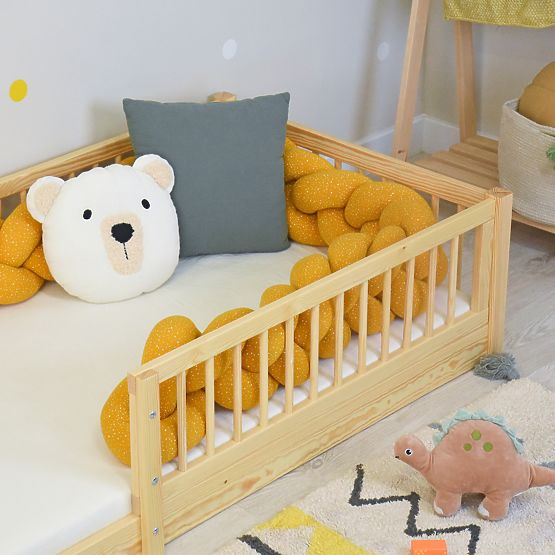 Dětská postel Montessori Woodie - přírodní
