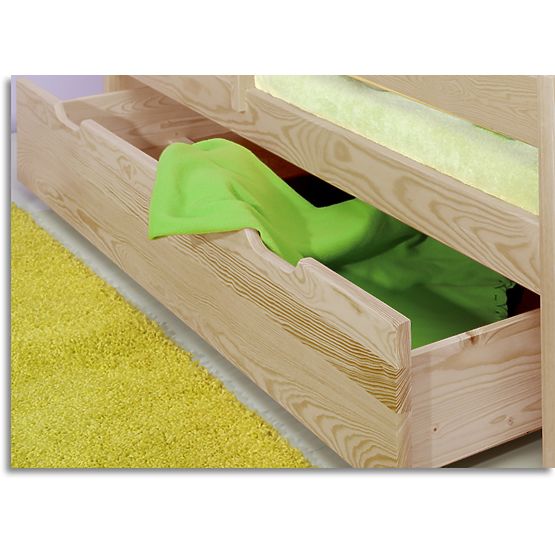 Dětská postel Paul se zábranou - buk