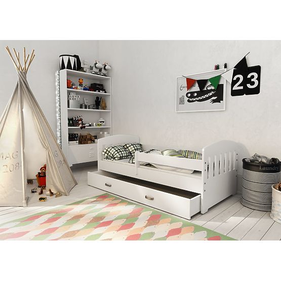 Dětská postel se zábranou NIKI 160 x 80 cm 