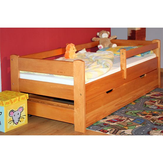 Dětská postel Woody se zábranou - olše