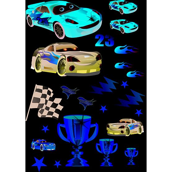 Dětská postel se zábranou - Racer