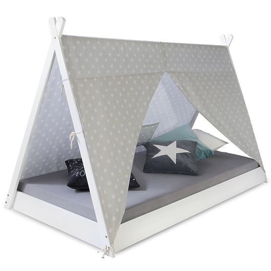 Dětská postel Teepee 200x90 cm - bílá
