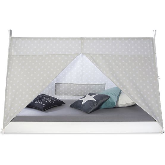 Dětská postel Teepee 200x90 cm - bílá