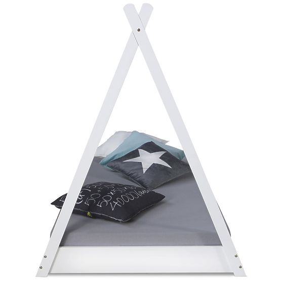 Dětská postel Teepee 200x90 cm - bílá