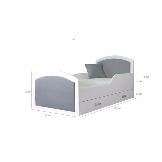 Dětská postel Verona - růžová