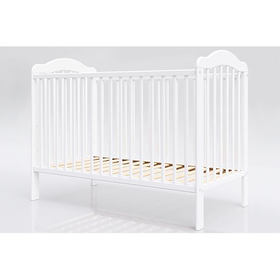 Dětská postýlka Alek s vyjímatelnými příčkami - bílá