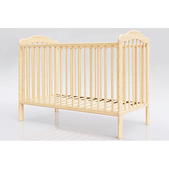 Dětská postýlka Alek s vyjímatelnými příčkami - přírodní