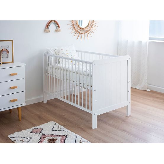 Dětská postýlka Baby Magic 120x60 cm - bílá