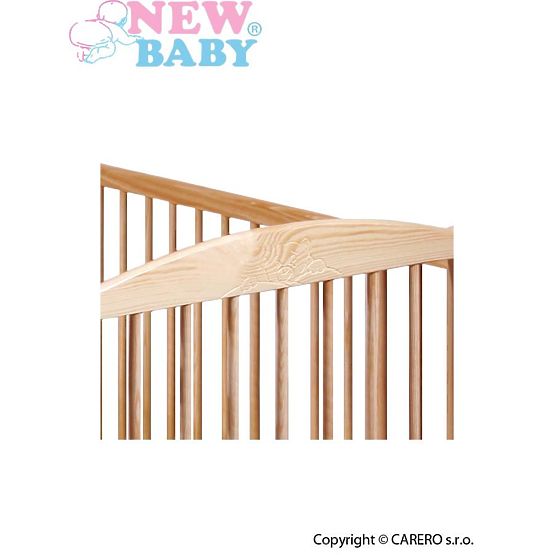Dětská postýlka New Baby Peter - přírodní