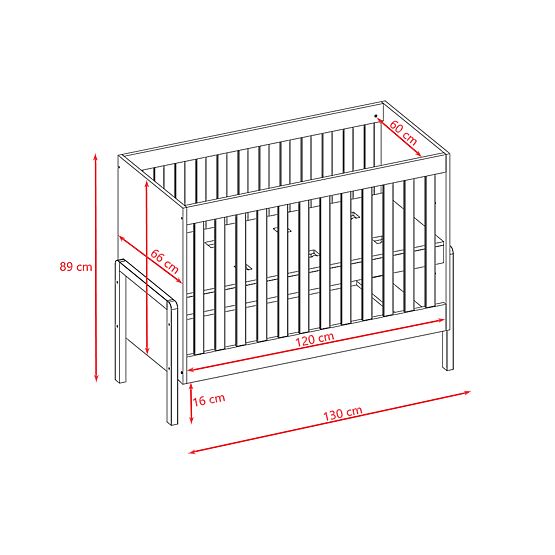 Dětská postýlka Viktor 120 x 60 cm