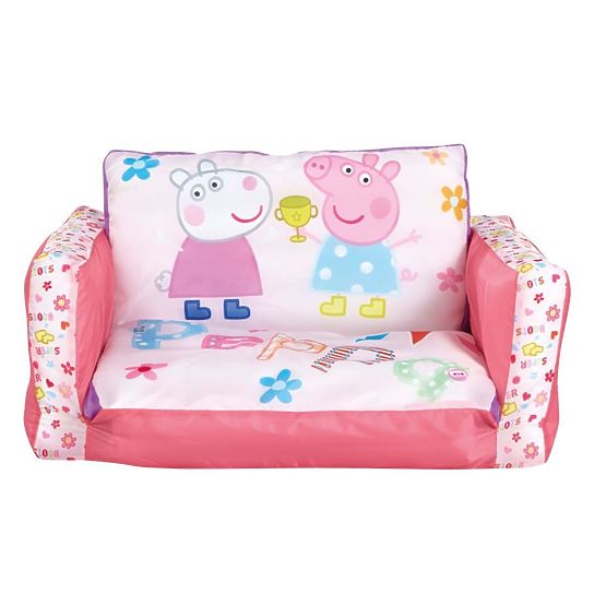 Dětská rozkládací pohovka 2v1 Peppa Pig