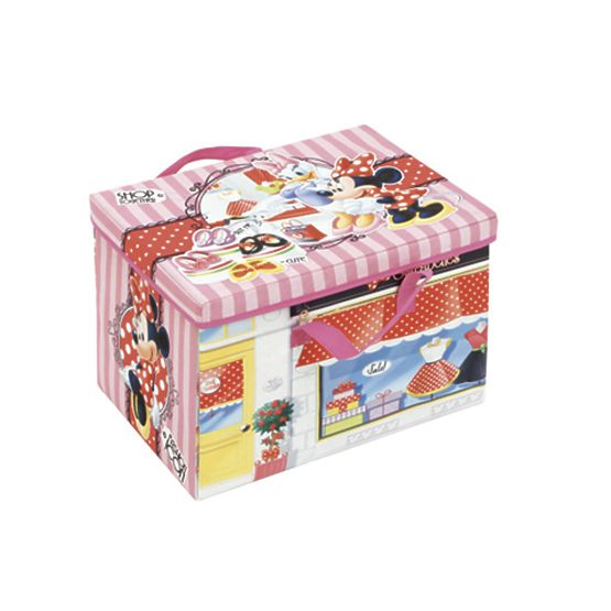 Dětská skládací látková truhla Minnie Mouse