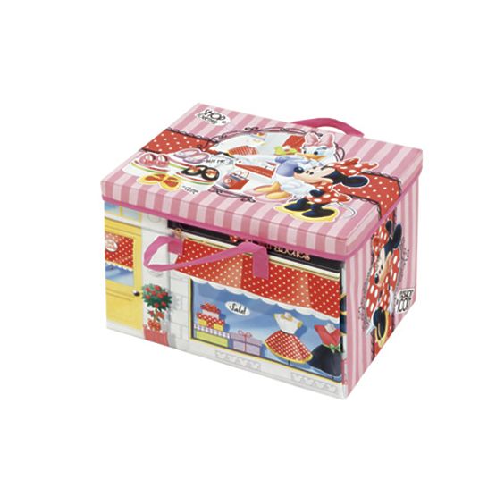 Dětská skládací látková truhla Minnie Mouse