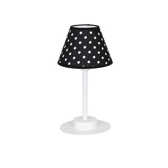 Dětská stolní lampa Bílý puntík