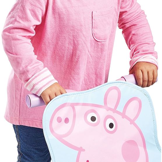 Dětská trampolína s madlem - Prasátko Peppa