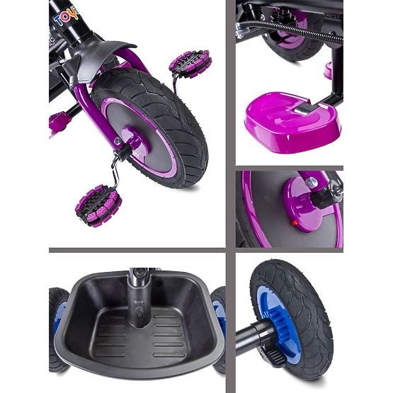 Dětská tříkolka Toyz Buzz grey Šedá
