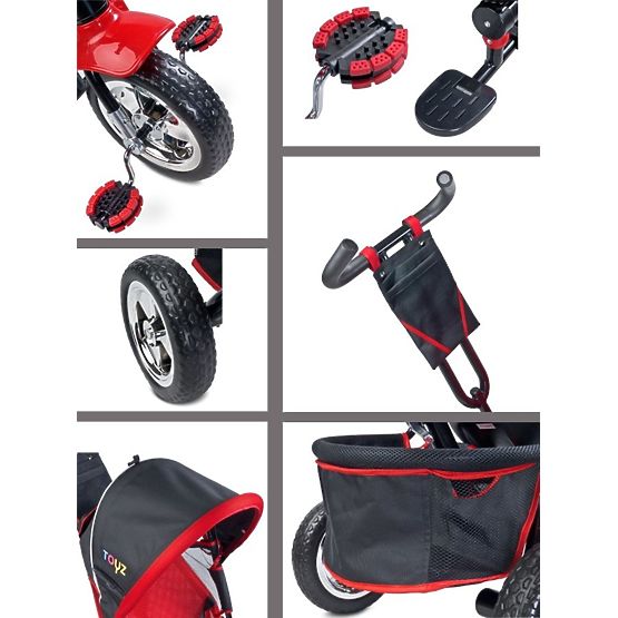 Dětská tříkolka Toyz Timmy red 2017 Červená