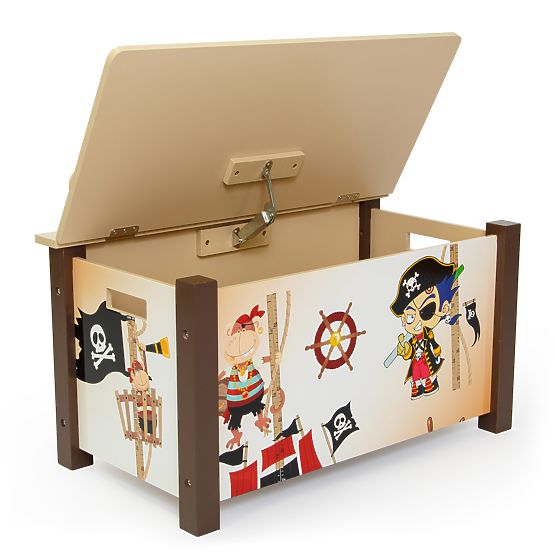 Dětská truhla na hračky Pirát