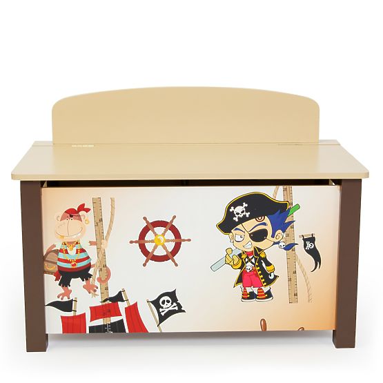 Dětská truhla na hračky Pirát