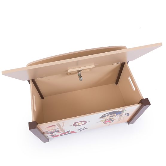 Dětská truhla na hračky Pirát