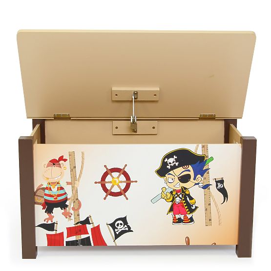 Dětská truhla na hračky Pirát