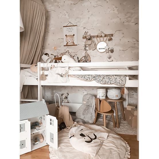 Dětská vyvýšená postel Ourbaby Modo - bílá