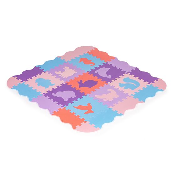 Dětská vzdělávací pěnová podložka - puzzle zvířátka