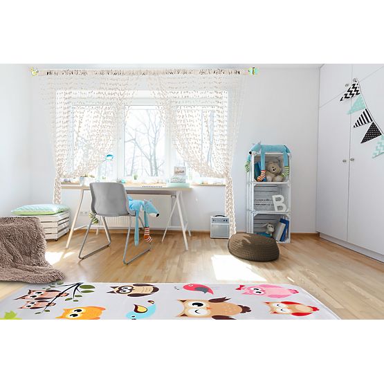 Dětská záclona Baby Ball ecru