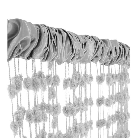 Dětská záclona Baby Ball silver