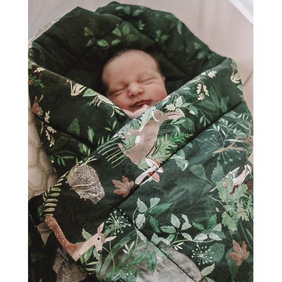 Dětská zavinovačka Život v lese