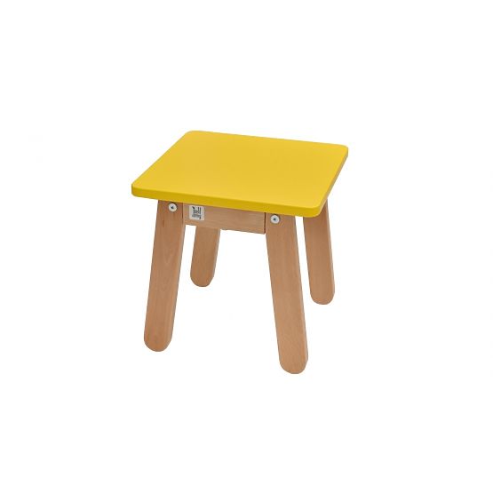 Dětská židle Woody Yellow