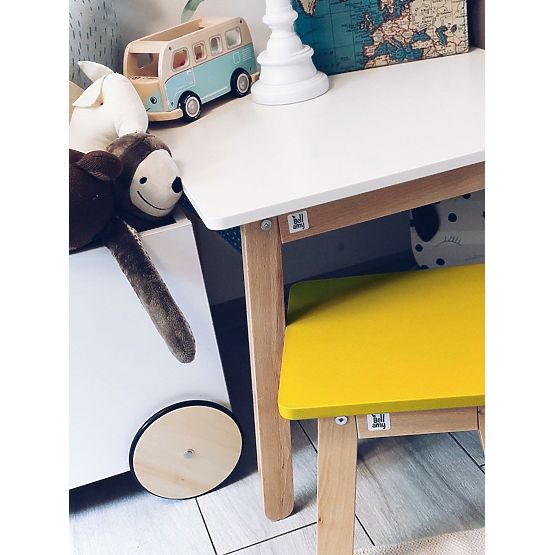 Dětská židle Woody Yellow