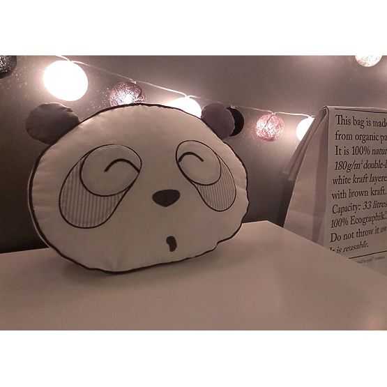 Dětské 2-dílné povlečení Panda - šedá