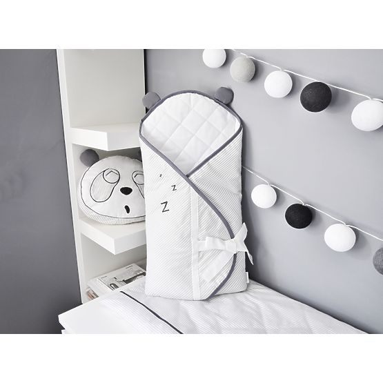 Dětské 2-dílné povlečení Panda - šedá