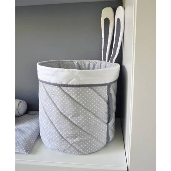 Dětské 2-dílné povlečení zajíček - šedá