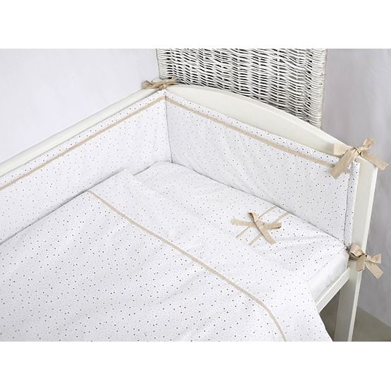 Dětské 3-dílne povlečení mini-mini béžové