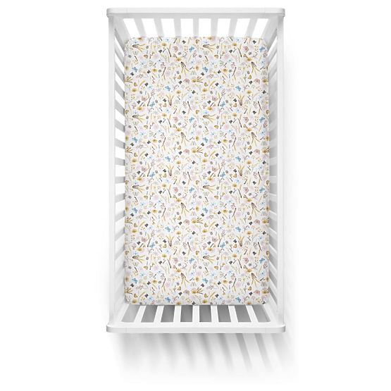 Dětské bavlněné prostěradlo - letní louka