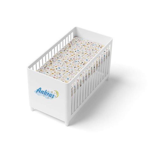 Dětské bavlněné prostěradlo - letní louka